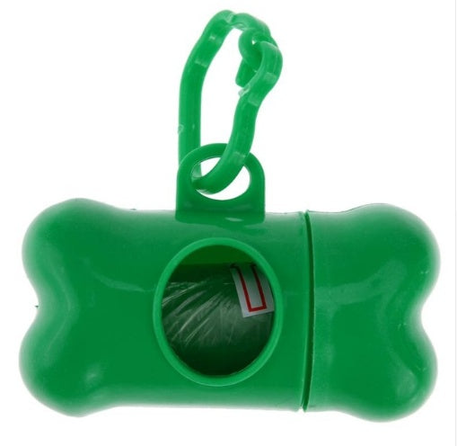 HKM-3268541 Portable Pet Waste Bag Dispenser with Bone Design for Easy Clean-Up Outdoors