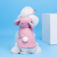 HKM-3268669 Stylish Two-Legged Cotton Dress for Dogs - Available in Gray, Yellow, Pink