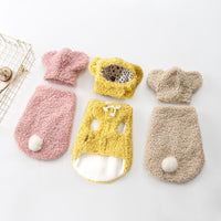 HKM-3268669 Stylish Two-Legged Cotton Dress for Dogs - Available in Gray, Yellow, Pink