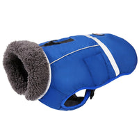 HKM-3270461 Thick Warm Dog Vest - Waterproof, Reflective, Adjustable for Small to Large Breeds