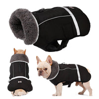 HKM-3270461 Thick Warm Dog Vest - Waterproof, Reflective, Adjustable for Small to Large Breeds