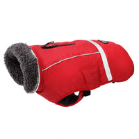 HKM-3270461 Thick Warm Dog Vest - Waterproof, Reflective, Adjustable for Small to Large Breeds
