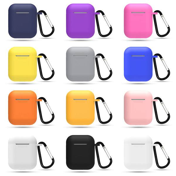 HKM-327059 Silicone Protective Sleeve for Bluetooth Headsets with Anti-Loss Strap - Multiple Colors Available