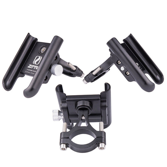 HKM-327187 Adjustable Aluminum Alloy Mobile Phone Holder for Bicycles and Electric Cars