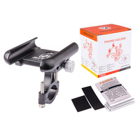 HKM-327187 Adjustable Aluminum Alloy Mobile Phone Holder for Bicycles and Electric Cars