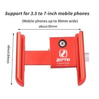 HKM-327187 Adjustable Aluminum Alloy Mobile Phone Holder for Bicycles and Electric Cars