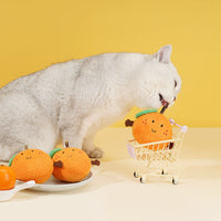 HKM-3274685 Pet Cat Molar Bite Toy in Pearl Velvet - Perfect for Playtime and Dental Health