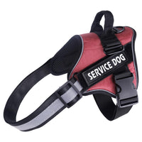 HKM-327507 Durable and Comfortable Pet Chest Harness with Leash - Lightweight, Scalable Design in Red, Black, and Pink