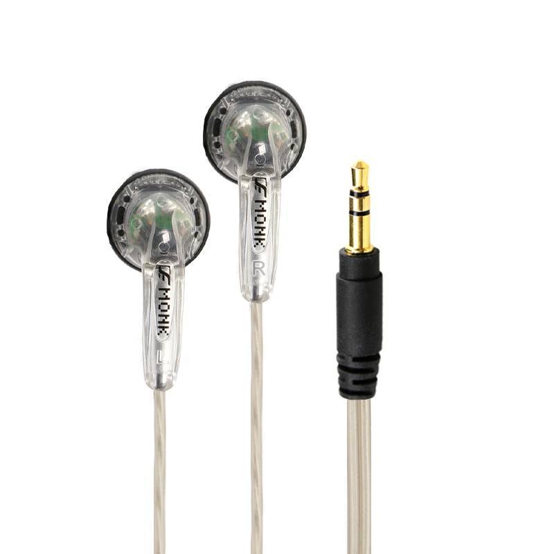 HKM-327507 Flat Head Wired Earphones with 3.5mm Plug - HiFi Sound, 1.2m Cable, Compatible with Android, iOS, and Windows Devices