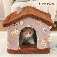 HKM-3276093 Cozy Removable Soft Dog Kennel - Easy Assembly with Washable Cover in Various Colors