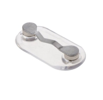 HKM-327699 Magnetic Glasses Holder in Durable ABS and Stainless Steel for Travel Storage
