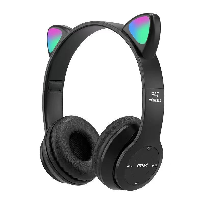 HKM-327827 Children's Wireless Bluetooth Headset with Foldable Design for Gaming and Calls - Available in Multiple Colors