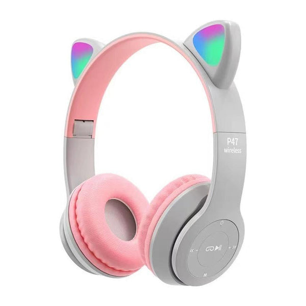 HKM-327827 Children's Wireless Bluetooth Headset with Foldable Design for Gaming and Calls - Available in Multiple Colors