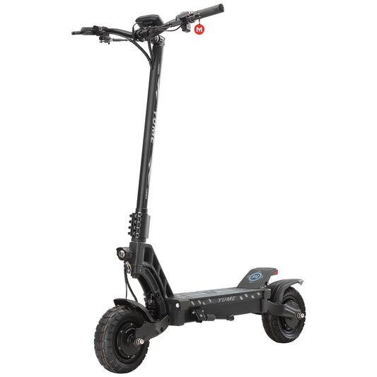 HKM-327827 Lightweight 250W Electric Scooter with 60V Battery, 10-Inch Off-Road Tires, Foldable Design, Max Speed 15MPH, 70 km Range, Full Suspension