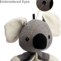 HKM-3279293 Squeaky Plush Koala Toy with Crinkle Paper for Dogs - Durable, Chew-Resistant, Ideal for Small to Large Breeds