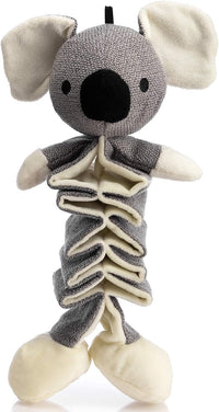HKM-3279293 Squeaky Plush Koala Toy with Crinkle Paper for Dogs - Durable, Chew-Resistant, Ideal for Small to Large Breeds