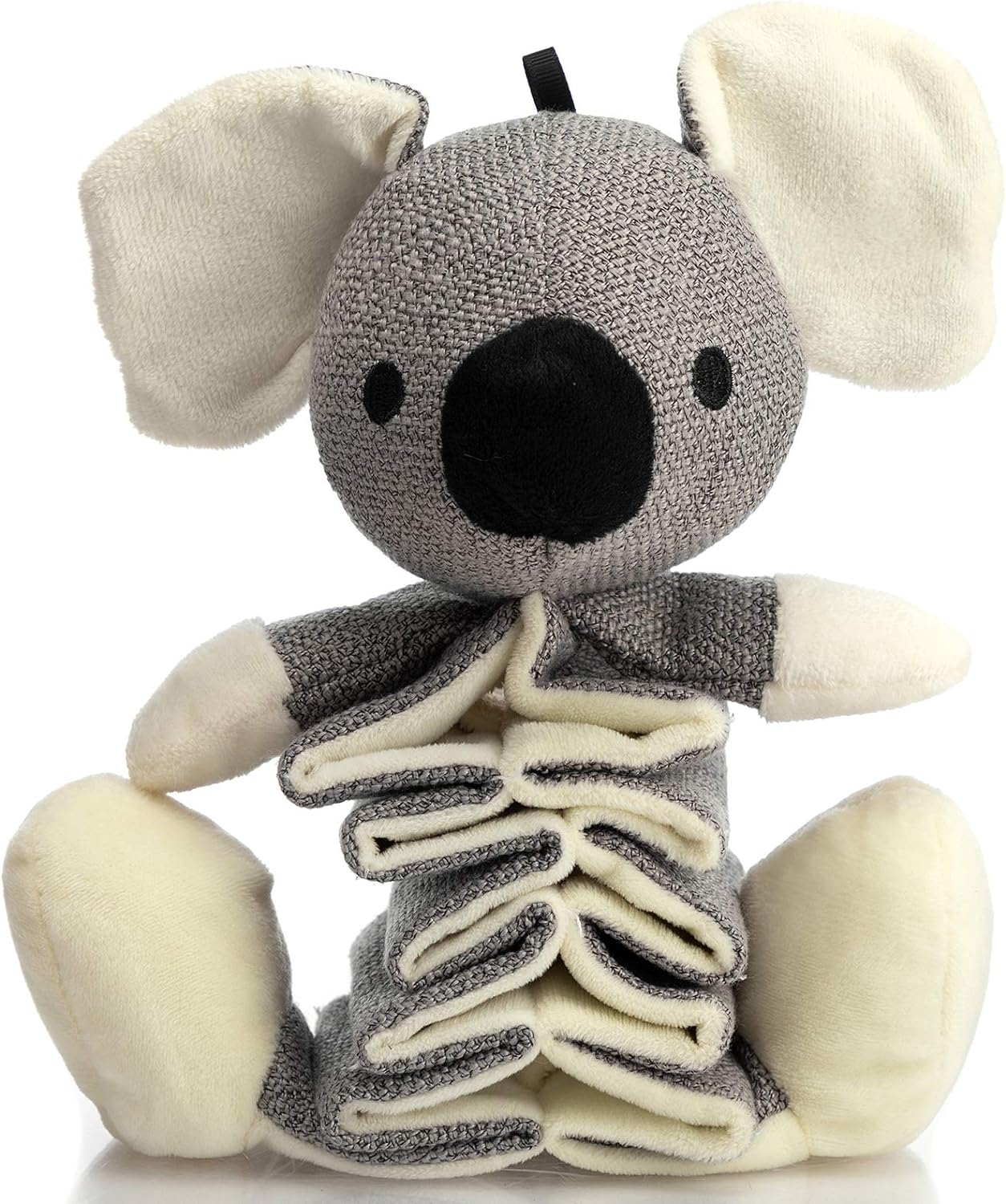 HKM-3279293 Squeaky Plush Koala Toy with Crinkle Paper for Dogs - Durable, Chew-Resistant, Ideal for Small to Large Breeds