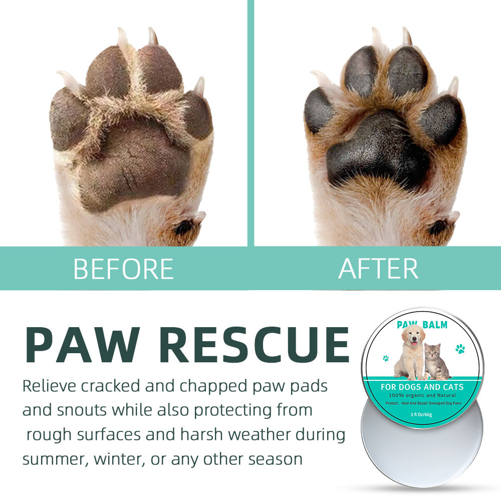 HKM-3279677 Nourishing Pet Claw Care Cream for Dogs and Cats - 60g Balm for Healthy Paws