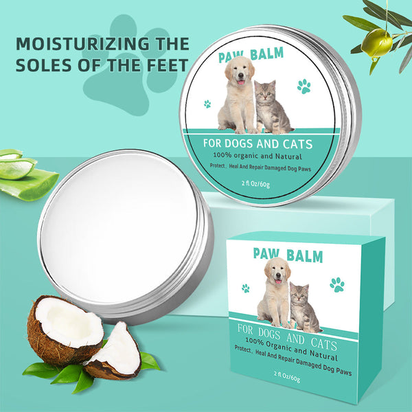 HKM-3279677 Nourishing Pet Claw Care Cream for Dogs and Cats - 60g Balm for Healthy Paws