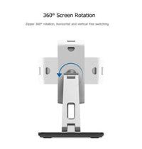 HKM-328019 Adjustable Aluminum Alloy Mobile Phone and Tablet Stand for 4-14 Inch Devices