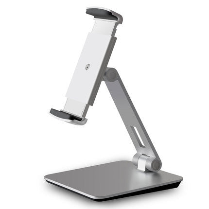 HKM-328019 Adjustable Aluminum Alloy Mobile Phone and Tablet Stand for 4-14 Inch Devices