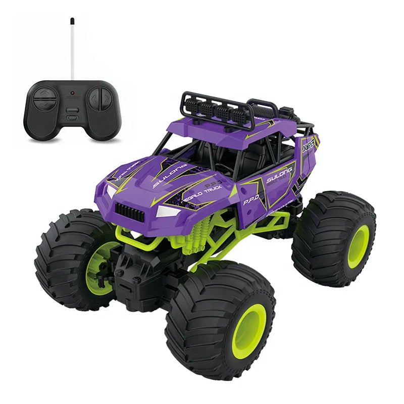 HKM-328147 1:16 Scale 4WD Electric Radio Control Off-Road Car for Kids, 2.4G Remote Control Vehicle, Indoor/Outdoor Use