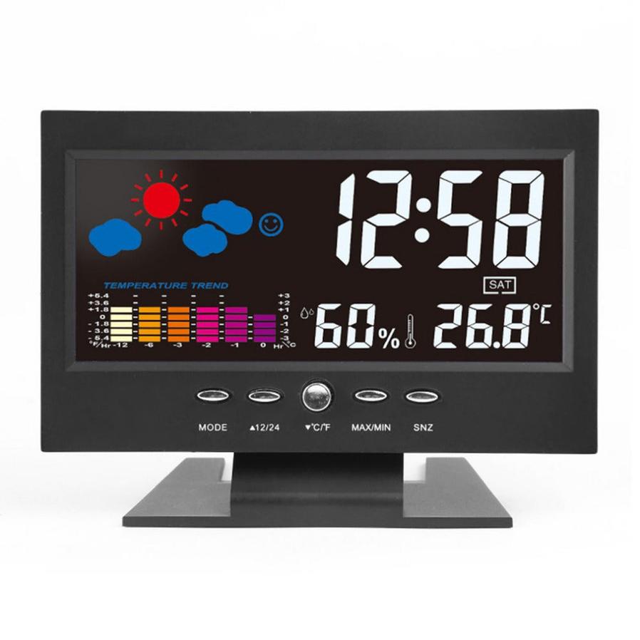 HKM-328147 Large Screen Multi-Function Perpetual Calendar Clock for Home and Office