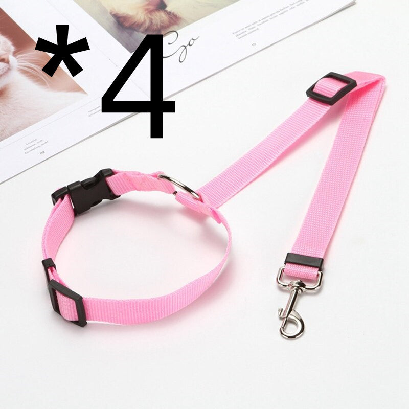 HKM-3281597 Adjustable Pet Car Safety Rope with Reinforced Buckle and 360¡ã Rotating Clip