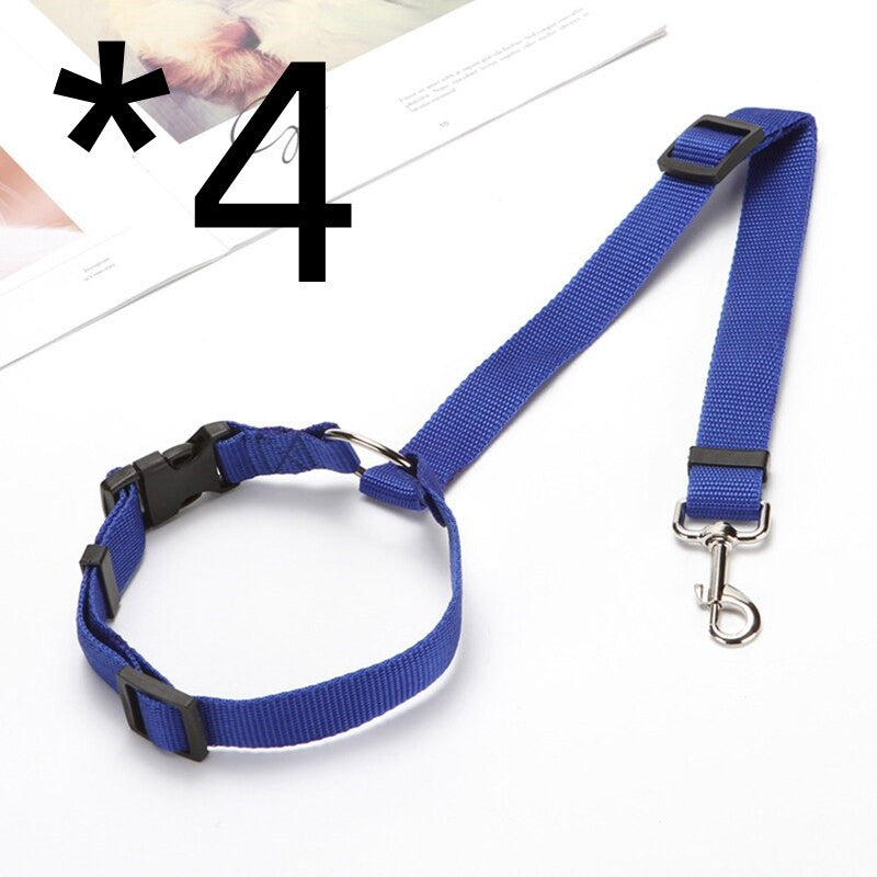 HKM-3281597 Adjustable Pet Car Safety Rope with Reinforced Buckle and 360¡ã Rotating Clip