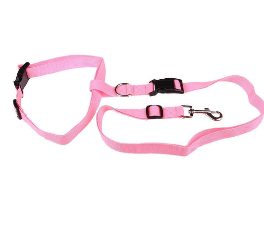HKM-3281597 Adjustable Pet Car Safety Rope with Reinforced Buckle and 360¡ã Rotating Clip