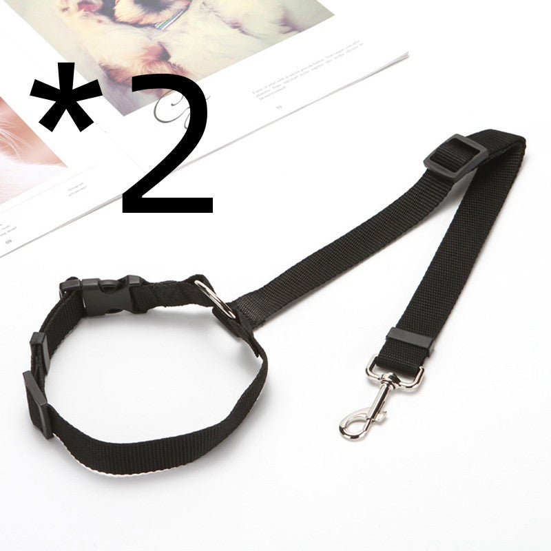 HKM-3281597 Adjustable Pet Car Safety Rope with Reinforced Buckle and 360¡ã Rotating Clip