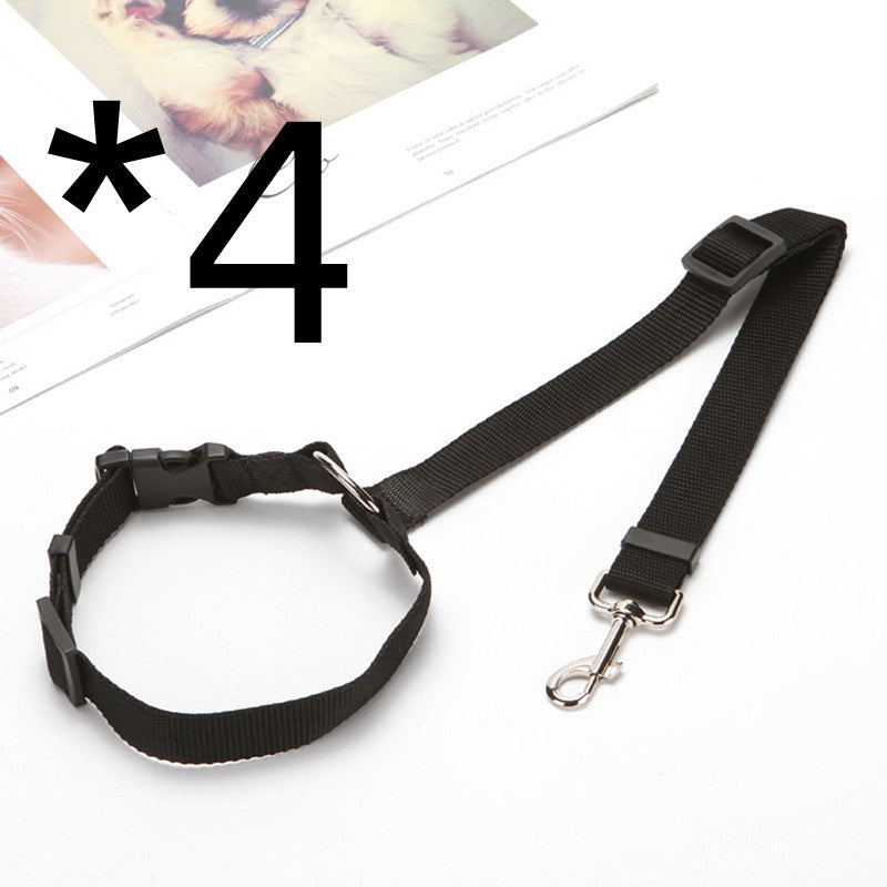 HKM-3281597 Adjustable Pet Car Safety Rope with Reinforced Buckle and 360¡ã Rotating Clip