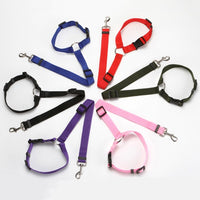 HKM-3281597 Adjustable Pet Car Safety Rope with Reinforced Buckle and 360¡ã Rotating Clip