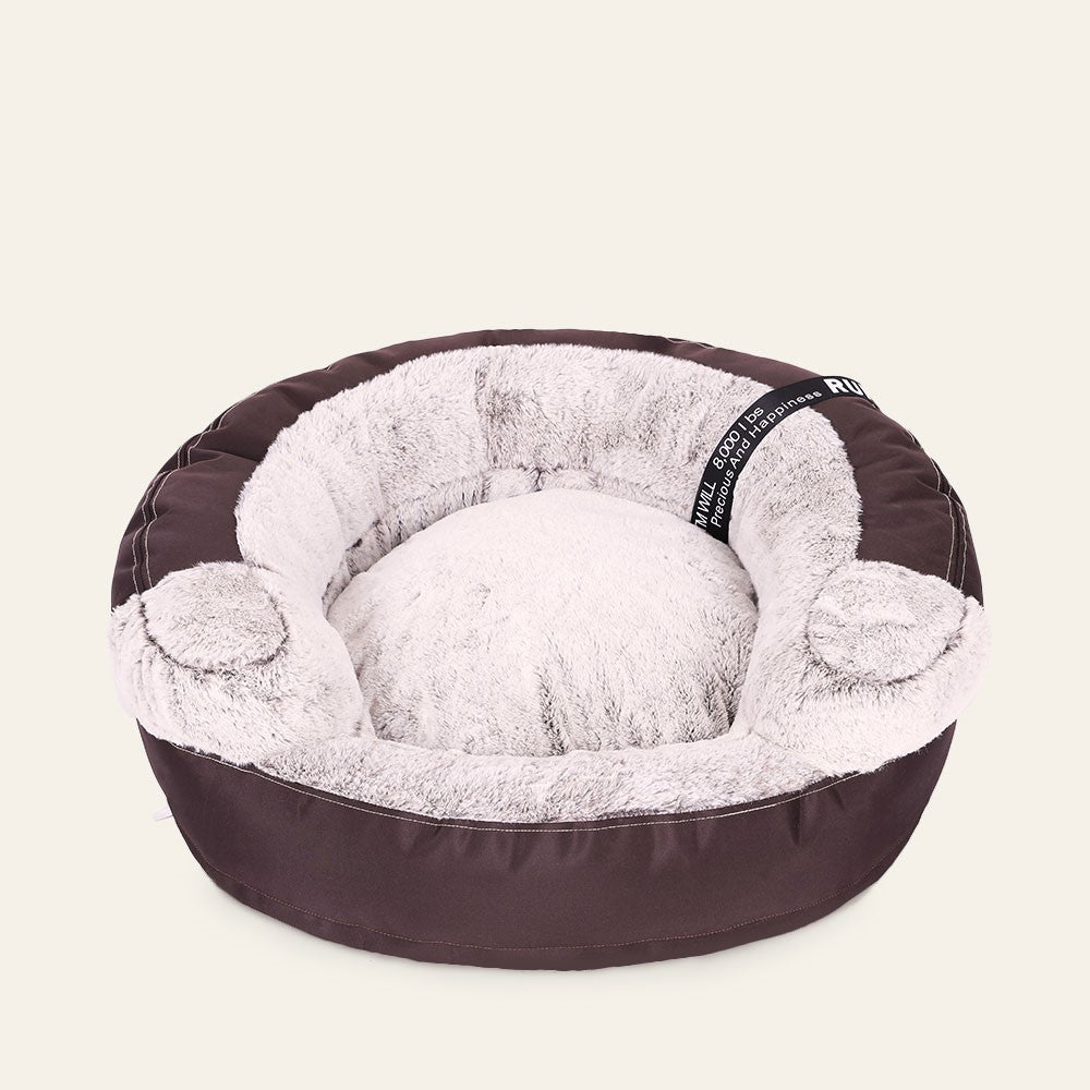 HKM-3281853 Cozy Deep Sleep Bed for Small to Medium Dogs - S: 50x50x20 cm, M: 70x70x25 cm