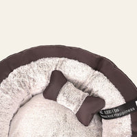 HKM-3281853 Cozy Deep Sleep Bed for Small to Medium Dogs - S: 50x50x20 cm, M: 70x70x25 cm