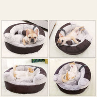 HKM-3281853 Cozy Deep Sleep Bed for Small to Medium Dogs - S: 50x50x20 cm, M: 70x70x25 cm