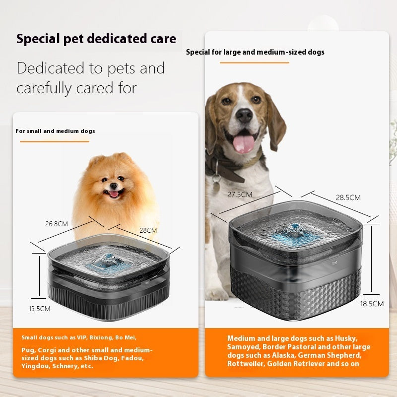HKM-3283645 Large Capacity Smart Water Dispenser for Dogs and Cats - 5.5L & 9L Options Available