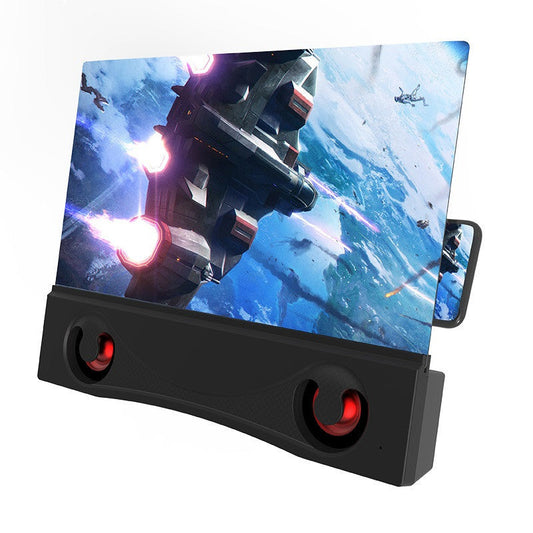 HKM-328467 Mobile Phone Universal Video Magnification Screen Magnifier with Bluetooth Amplifier and Blue Light