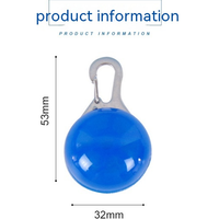 HKM-3285053 Rechargeable LED Night Travel Anti-Lost Warning Light Pendant in Multiple Colors
