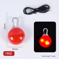 HKM-3285053 Rechargeable LED Night Travel Anti-Lost Warning Light Pendant in Multiple Colors
