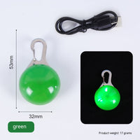 HKM-3285053 Rechargeable LED Night Travel Anti-Lost Warning Light Pendant in Multiple Colors