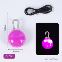 HKM-3285053 Rechargeable LED Night Travel Anti-Lost Warning Light Pendant in Multiple Colors