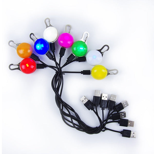 HKM-3285053 Rechargeable LED Night Travel Anti-Lost Warning Light Pendant in Multiple Colors