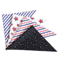 HKM-3285181 Pet Cotton Triangle Scarf for Cats and Dogs - Adjustable Saliva Towel for Year-Round Use, 43x63cm