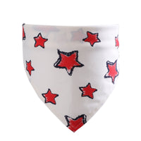 HKM-3285181 Pet Cotton Triangle Scarf for Cats and Dogs - Adjustable Saliva Towel for Year-Round Use, 43x63cm