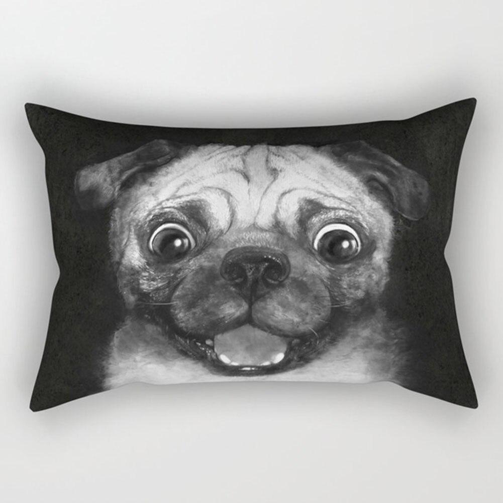 HKM-328531 Super Soft Printed Cushion Cover, Brushed Cloth and Imitation Linen, 30x50cm Pillowcase