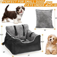 HKM-3287613 Automobile Cushion Pet Bed for Dogs - Soft Cloth Seat Cover, 55x50x35cm, Available in Multiple Colors
