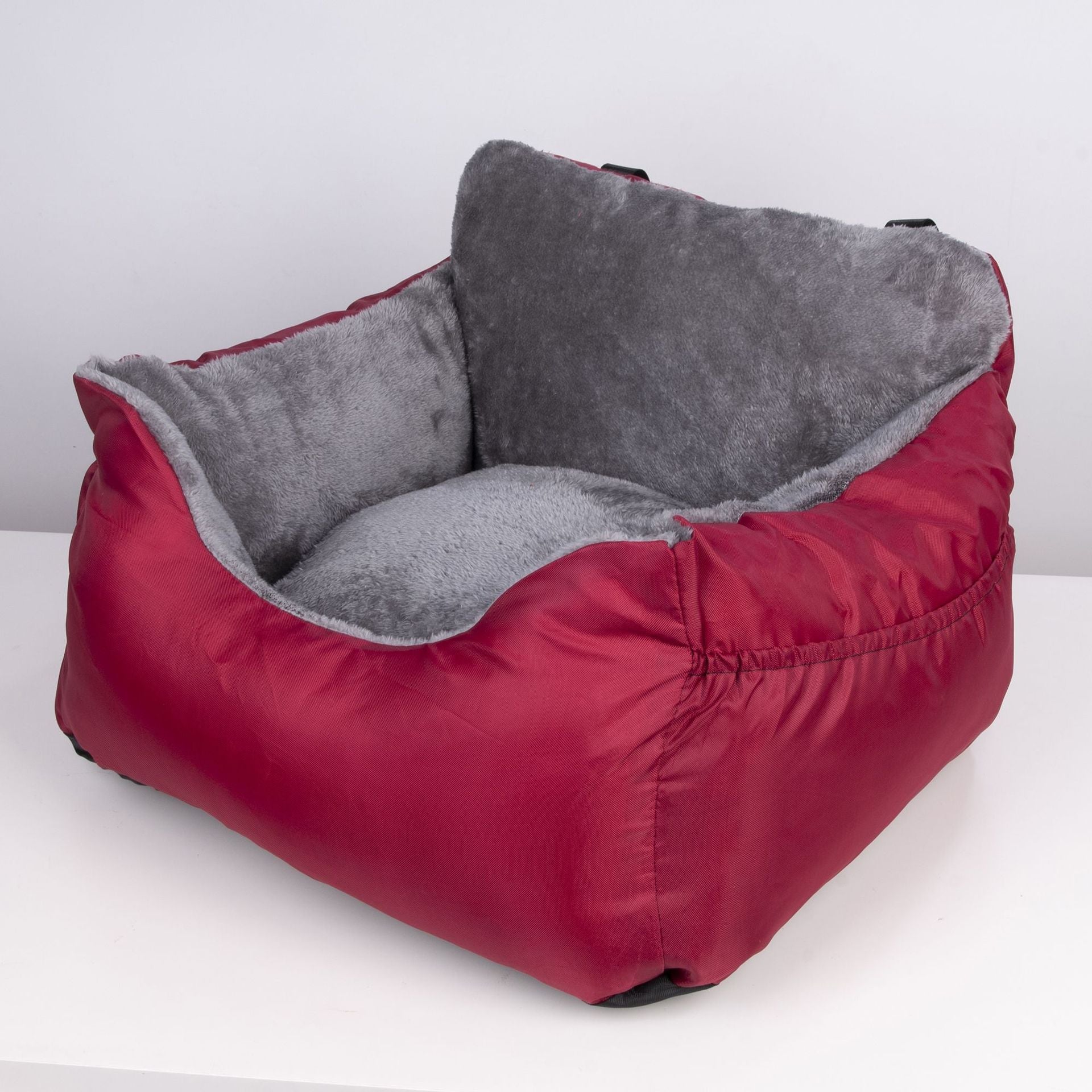 HKM-3287613 Automobile Cushion Pet Bed for Dogs - Soft Cloth Seat Cover, 55x50x35cm, Available in Multiple Colors