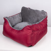 HKM-3287613 Automobile Cushion Pet Bed for Dogs - Soft Cloth Seat Cover, 55x50x35cm, Available in Multiple Colors