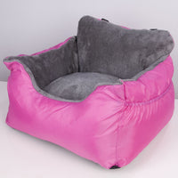 HKM-3287613 Automobile Cushion Pet Bed for Dogs - Soft Cloth Seat Cover, 55x50x35cm, Available in Multiple Colors